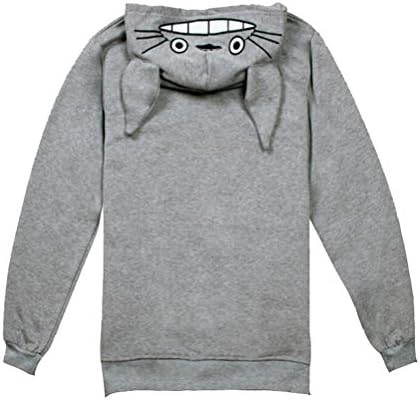 Unisex Adults Totoro Cosplay Costume Hoodie Sweatshirt (US M=Asian XL)