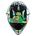 WOW Motocross BMX Youth ATV Dirt Bike Green Camo MX Helmet, L (54-55 CM,21.3/21.7 Inch)