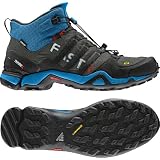 adidas OUTDOOR - Terrex Fast R Mid GTX - Black/Black/Sharp Blue