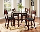 IMAGE OF 5-pc Dinette Set, Espresso Color