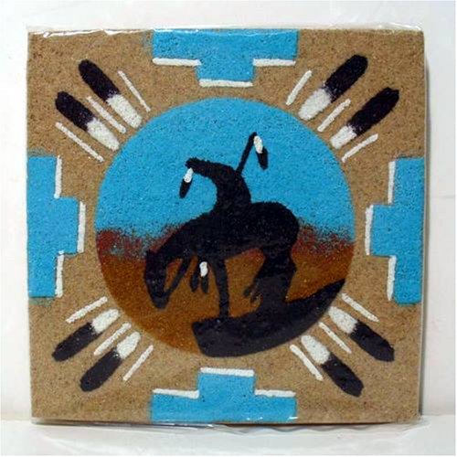 This sandpainting is made by a This sandpainting is made by a