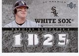 2007 Upper Deck Premier Remnants Quad #JT Jim Thome - Chicago White Sox - Serial #d 38/91 - Game Used Jersey Swatch