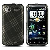 Black Smoke checker Hard Cover Case For HTC Sensation 4G Android Phone (T-M ....