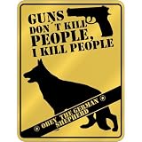 New Obey The German Shepherd Parking Sign Dog