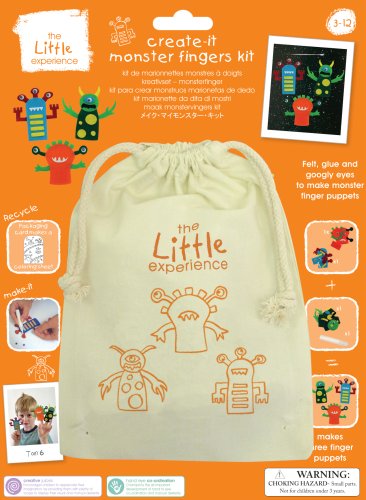 Childrens Toyshop  Toys : The Little Experience Monster Fingers Kit