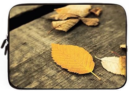Fallen Leaves Laptop Sleeve Case,Slim Neoprene Briefcase for MSI GE62 APACHE-276 Gaming Laptop and other 15" 15.6"