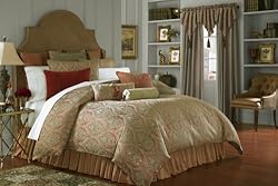 Waterford Brogan King Duvet, Moss/Russet
