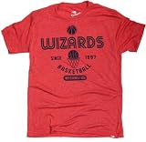 Washington Wizards Gymnasium Comfy Tri-Blend Tee - Red