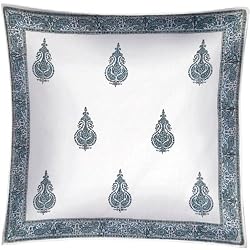 Indian Style Pillow Covers Cotton Block Print (jcb002b)