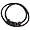 Phiten 30X Titanium Necklace ( sz. 18, Black/Grey )