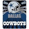 Dallas Cowboys Light Weight Fleece NFL Blanket (Shadow Series) by Northwest (50""x60"")