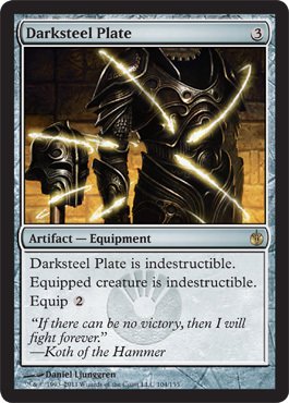 Magic: the Gathering - Darksteel Plate - Mirrodin Besieged On Sale