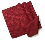 4 Napkins Damask Plum