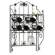 Metal Wall Hanging Wine Rack