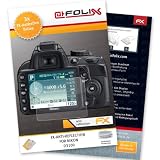 atFoliX Displayschutzfolie f�r Nikon D3100 (3 St�ck) - FX-Antireflex: Display Schutzfolie antireflektierend! H�chste Qualit�t - Made in Germany!von "Displayschutz@FoliX"