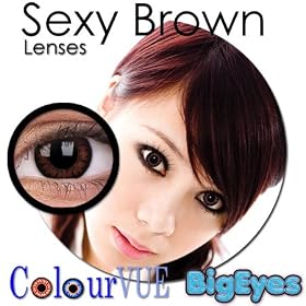 Colour Vue Fashion Contact Lenses Big Eyes - Sexy Brown