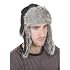 Mens Leather Look Thermal Winter Trapper Hat