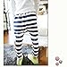 PanDaDa Baby Girls Striped Casual Pants Harem Pants Low Crotch Sweatpants Baggy