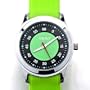 Casual Green Round Women's Watch