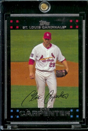 2007 Topps #240 Chris Carpenter St. Louis Cardinals Baseball Card - Mint Condition - Shipped in Protective Display Case!