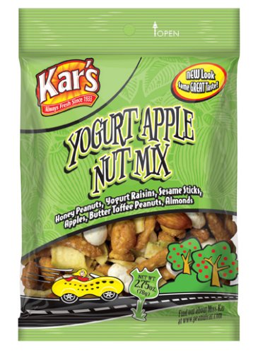 Kar's Nuts Yogurt Apple Nut Mix, 2.75 Ounce Bags (Pack of 48) by Apples