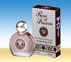 Bible Gift - Anointing Olive Oil from Jerusalem - Rose of Sharon