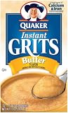 Quaker Instant Grits Real Butter, 12-Ounce Boxes (Pack of 12)