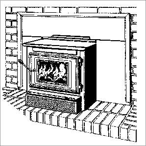 WOOD BURNING INSERT Non-catalytic