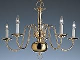 LAMPS BEAUTIFUL Colonial Lamps, Olde Georgetown Five Light Chandelier by Kichler--Excellent Customer Service--See our Feedback