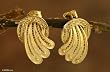 Gold plated filigree earrings, 'Celebration' Gold plated filigree earrings, 'Celebration'