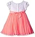Youngland Girls' Crochet Lace to Pleated Chiffon Special Occasion Dress
