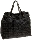 BIG BUDDHA Quilted Satin Shopper