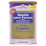 Member's Mark Gentle Infant Formula Powder w/Iron, DHA & ARA Lipids - Compare to Enfamil Gentlease LIPIL, 48 Ounce Can