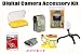 digital camera accessory kit,ideal for nikon L20, P90, L100, L19, canon A480, A11is, Fuji A170, Stylish Case,4 NiMH 2800 batteries w/ Charger,Battery Holder, Joby GP-1 Gorillapod, 2GB SD card, SD USB Card Reader, Screen Protector.