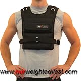 MiR 30Lbs Air Flow Adjustable Weighted Vest (Machine washable and dryer also. First of its kind.One size fits all. For both men and women.WEIGHTS INCLUDED.)