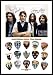 The Beatles Gold Edition Guitar Pick Display With 15 Guitar Picks A4 Size