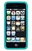 DandyCase 2in1 Hybrid High Impact Hard Nautical Anchor Pattern + Teal Silicone Case Case Cover for Apple iPhone 5S & iPhone 5 (not 5C) + DandyCase Screen Cleaner