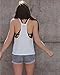 Usstore Women Padded Bra Crop Summer Vest Tee Shirt Tank CropTop Blouse (Black)