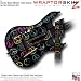 Kearas Peace Signs on Black WraptorSkinz Skin fits Guitar Hero World Tour Guitar for Nintendo Wii (GUITAR NOT INCLUDED)