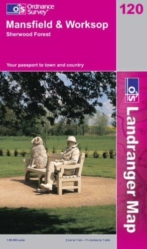 Mansfield and Worksop, Sherwood Forest (OS Landranger Map Series)