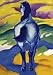 Blue Horse II Subject Art Poster Print by Franz Marc, 9x12