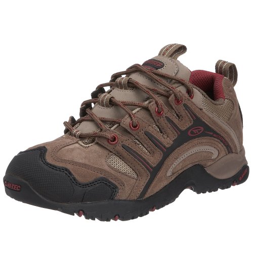 Hi-Tec Women’s Auckland Waterproof Hiking Shoe Taupe/Light Taupe/Winter Plum 99659-KN5 5 UK