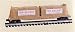 TRAIN O UNITED STATES NAVY FLAT CAR WITH TWO TOP SECRET CRATES