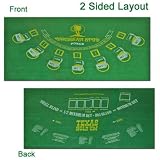 Caribbean Stud & Texas Hold'em Trainer Felt Layout