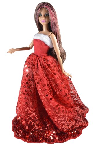 Robe de bal: Princesse de Noël - Poupée non incluses