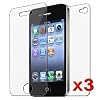 eForCity 1 Front & 1 Back Reusable Screen Protector Compatible With Apple� iPhone� 4 iPhone� 4S AT&T, Sprint, Version 16GB 32GB 64GB