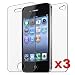 eForCity 1 Front & 1 Back Reusable Screen Protector Compatible With Apple� iPhone� 4 iPhone� 4S AT&T, Sprint, Version 16GB 32GB 64GB