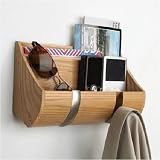 Umbra Cubby Wall Mount Organizer, Designed by William Mak, Natural