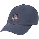 Reebok New England Patriots Navy Blue Basic Logo Slouch Adjustable Hat