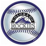 Costumes 203784 Colorado Rockies Baseball- Round Dinner Plates